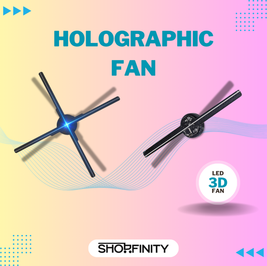 3D Holographic Glasses Machine Fan Screen