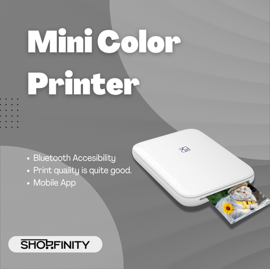 Mini Portable Photo Color Printer